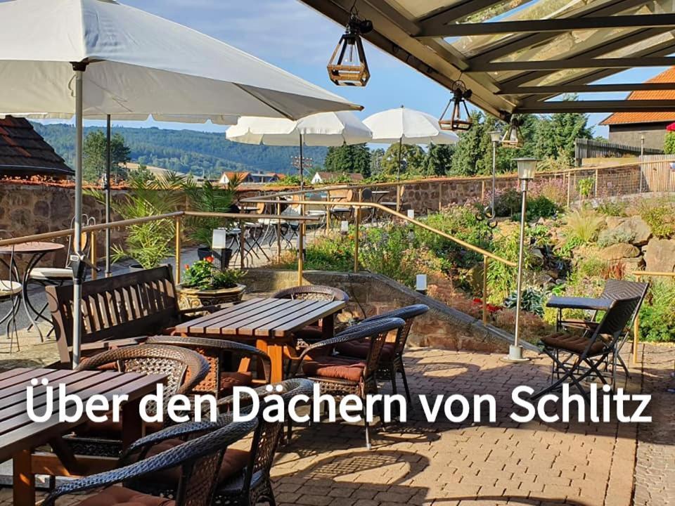 Hotel&Café Schachtenburg Schlitz Extérieur photo